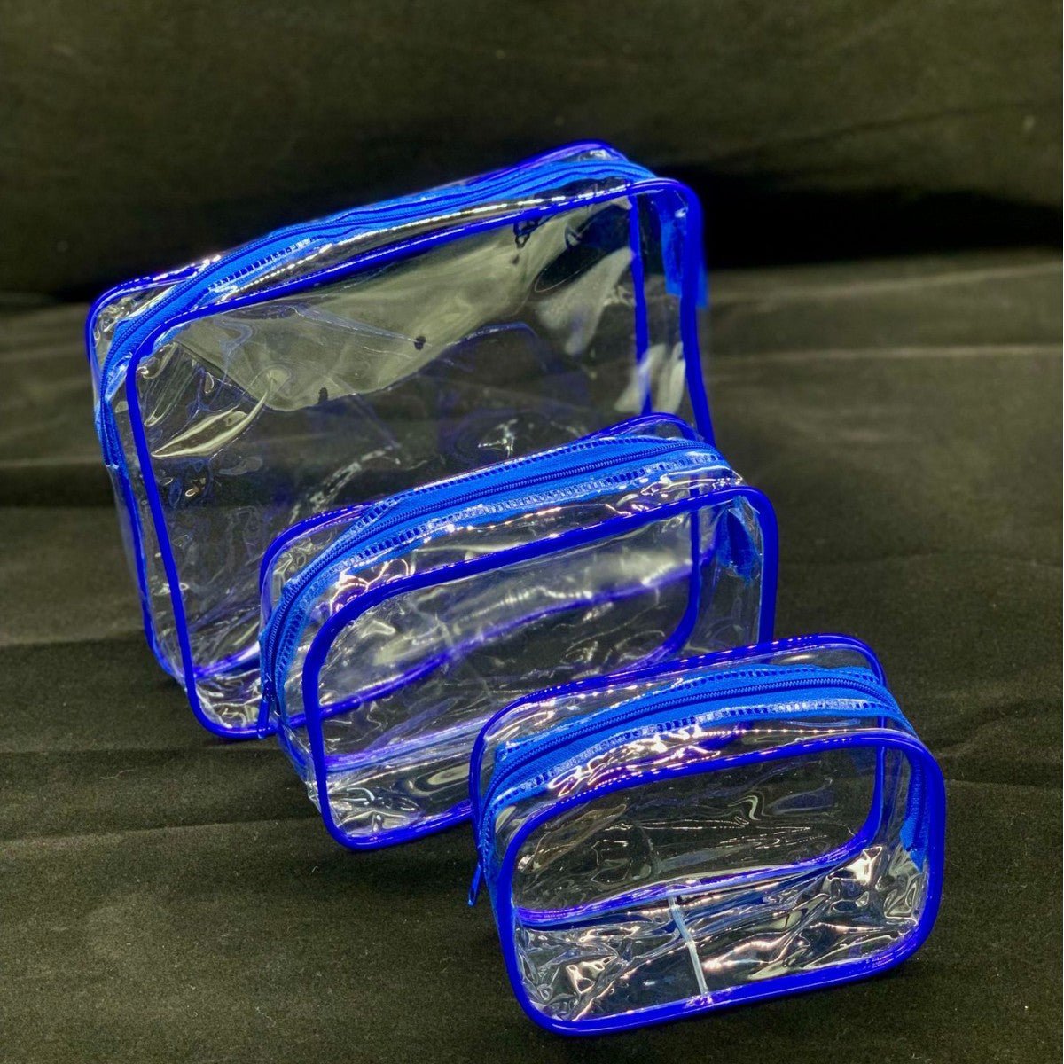 Transparent toiletry bag