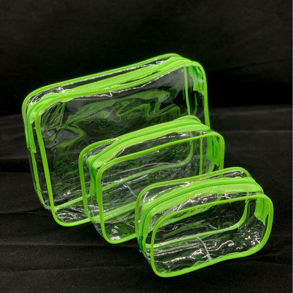 Transparent toiletry bag
