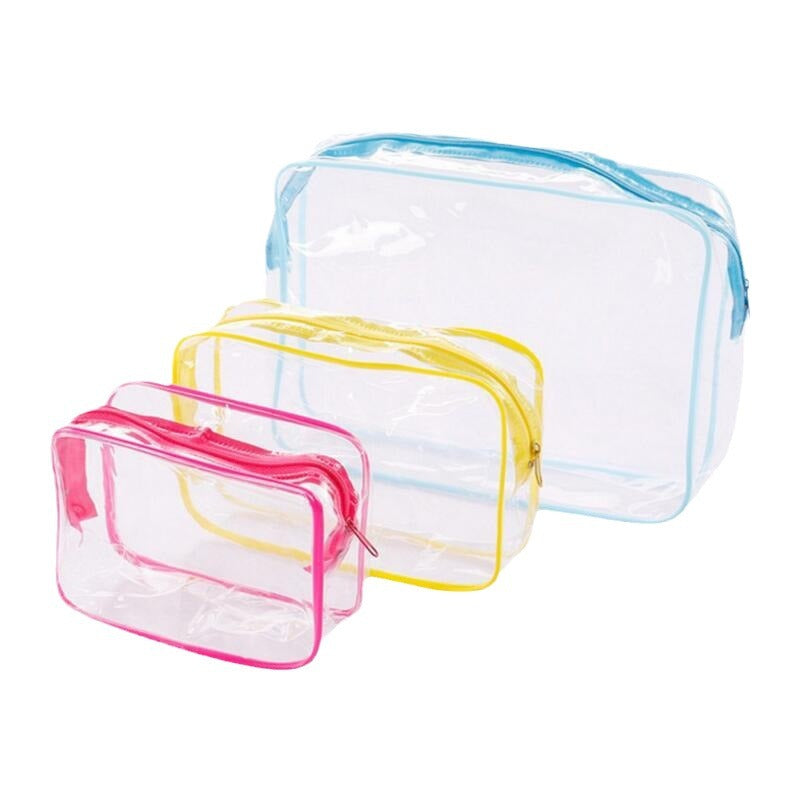 Transparent toiletry bag