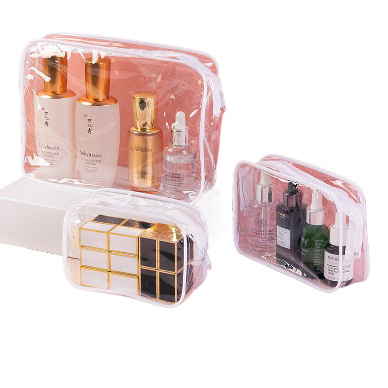 Transparent toiletry bag