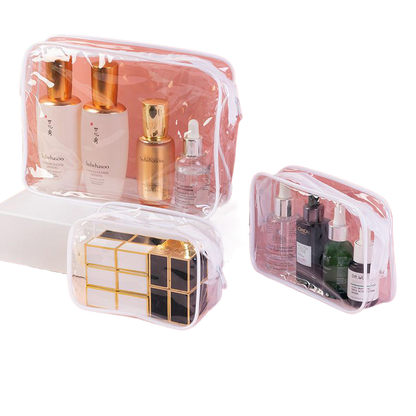 Transparent toiletry bag
