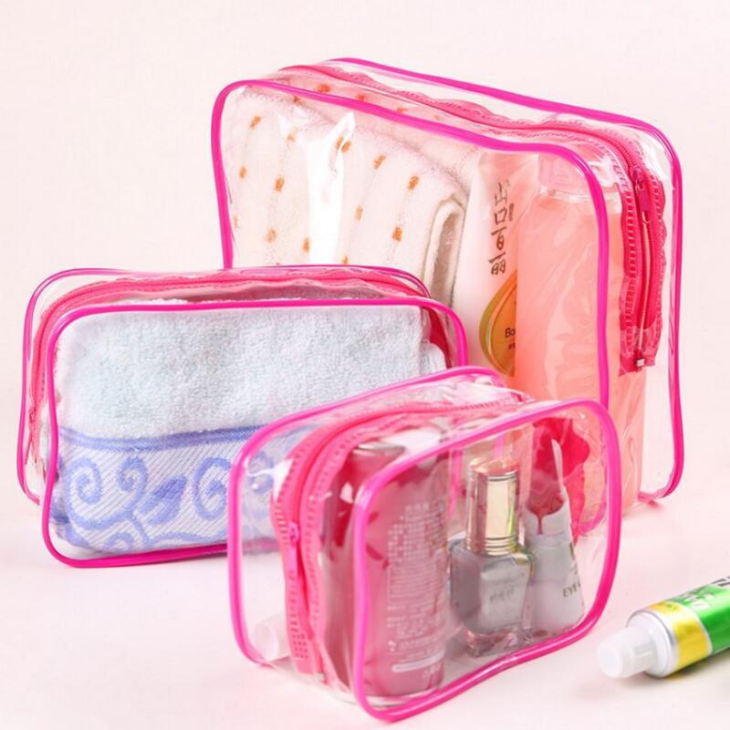Transparent toiletry bag