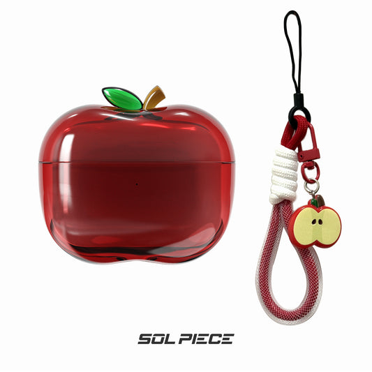 Transparent TPU AirPods Case with Lanyard