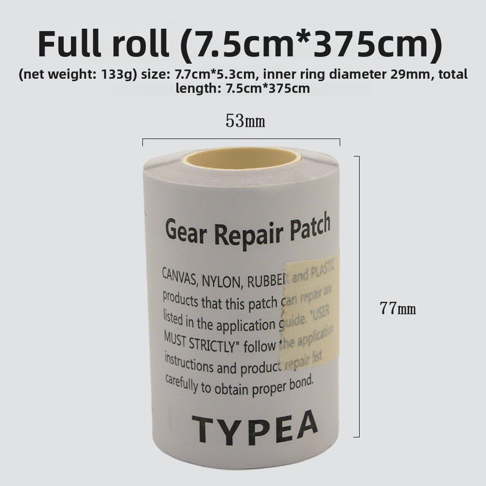Transparent TPU Repair Patches