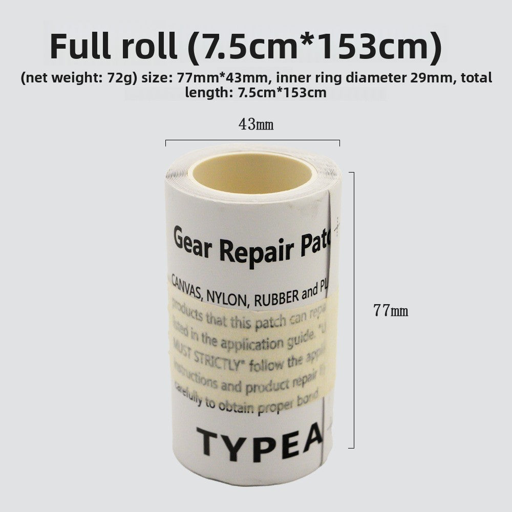 Transparent TPU Repair Patches