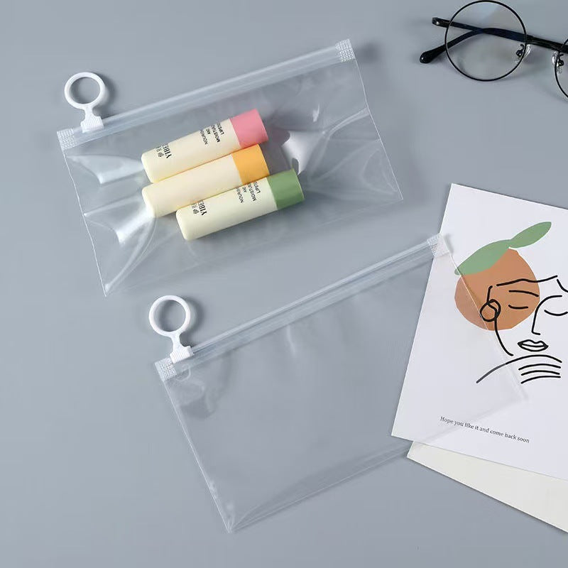 Transparent waterproof pen case