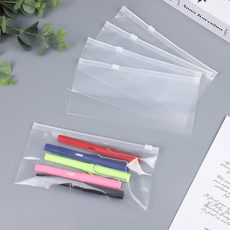 Transparent waterproof pen case