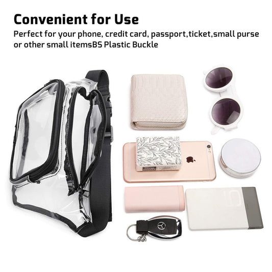 Transparent Waterproof PVC Waist Bag