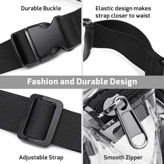 Transparent Waterproof PVC Waist Bag