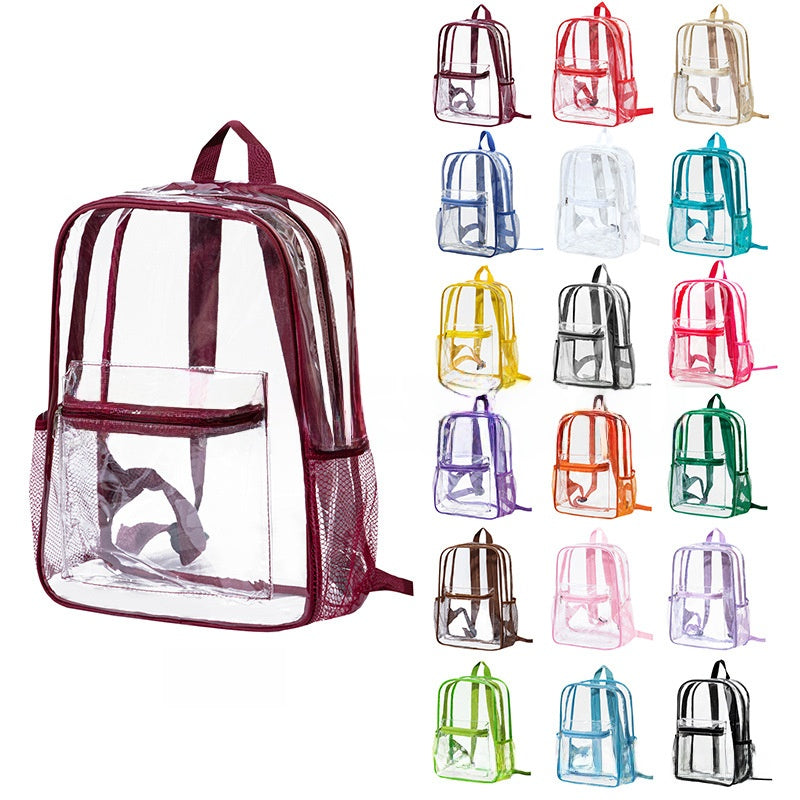 Transparent Waterproof Travel Backpack
