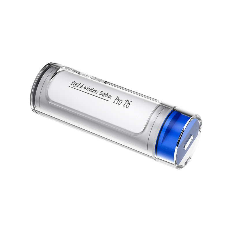 Transparent Wireless Bluetooth Earbuds with Digital Display