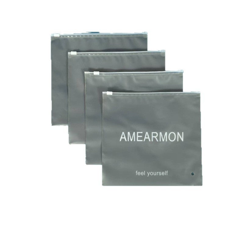 Transparent zipper bag
