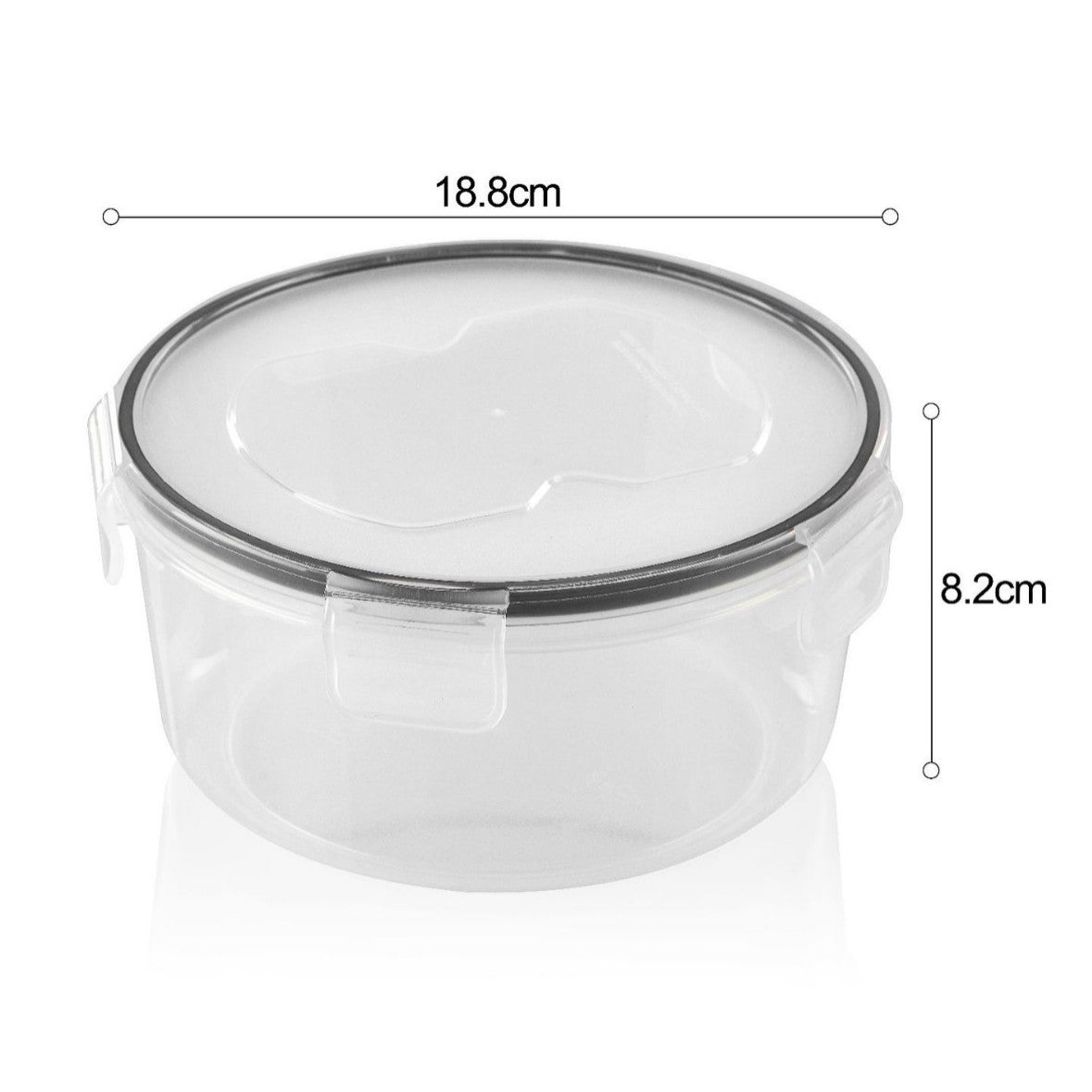Transplastic Food Storage Container with Lid