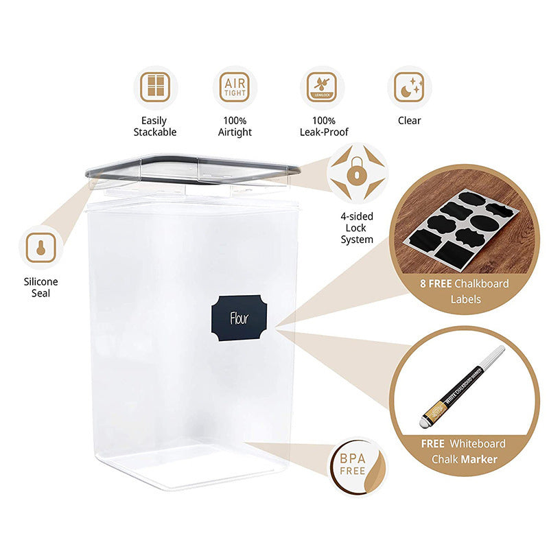 Transplastic Food Storage Container with Lid