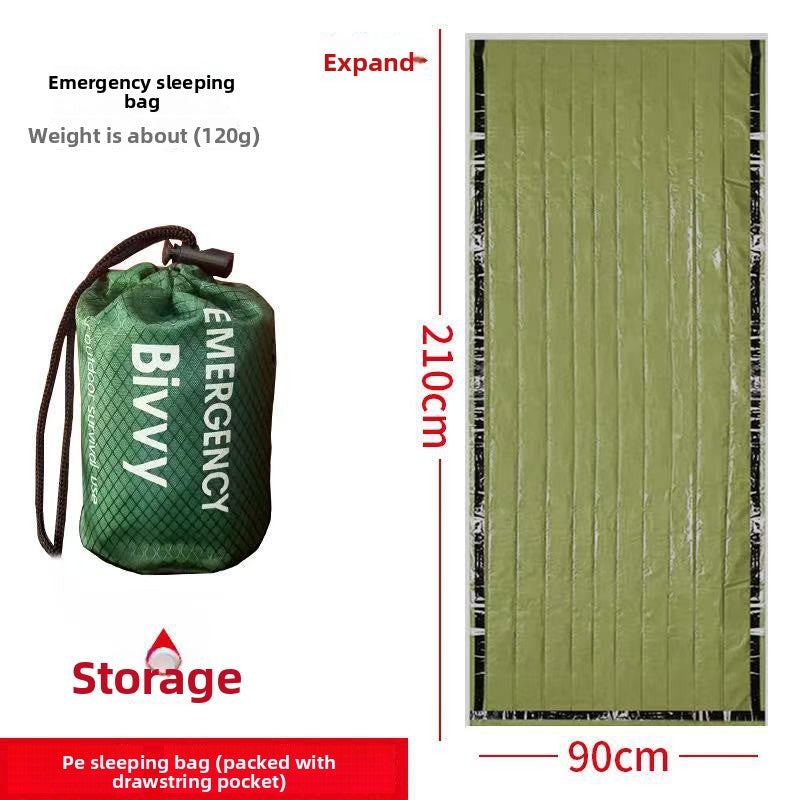 Travel and camping thermal raincoat