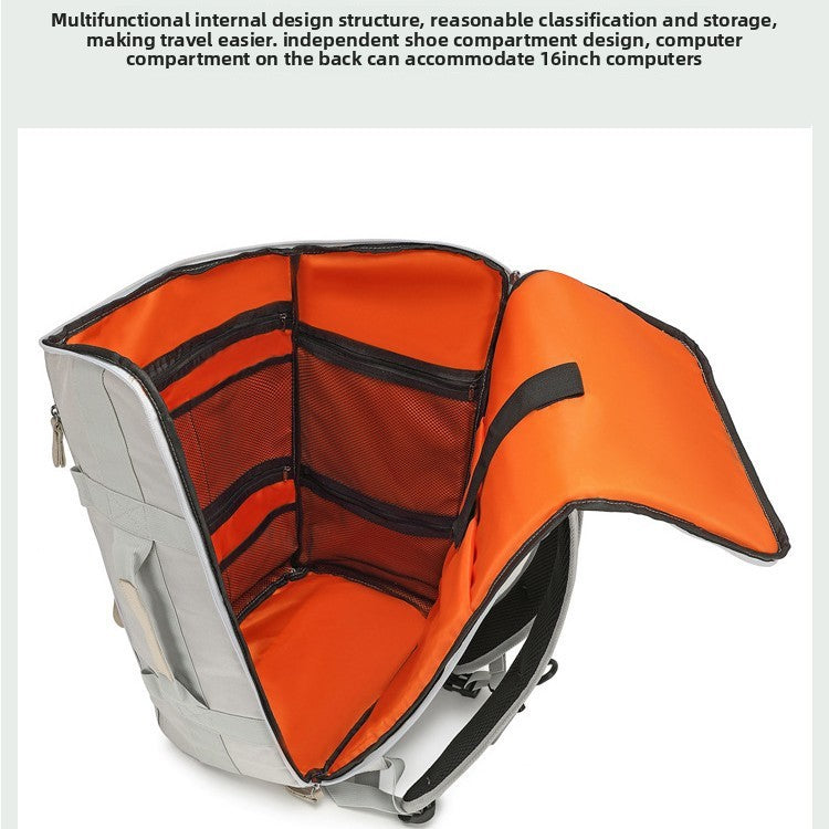 Travel Backpack with Dry-Wet Separation