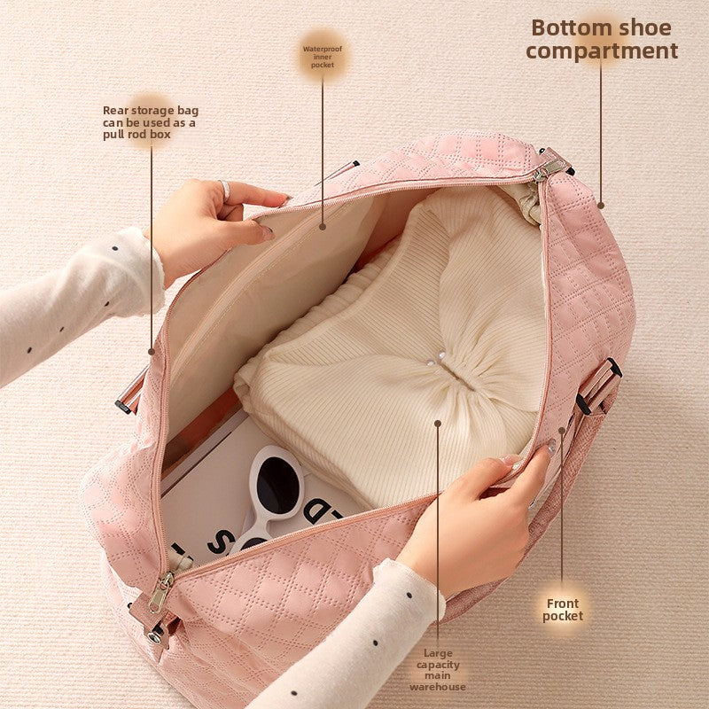 Travel case handle storage bag