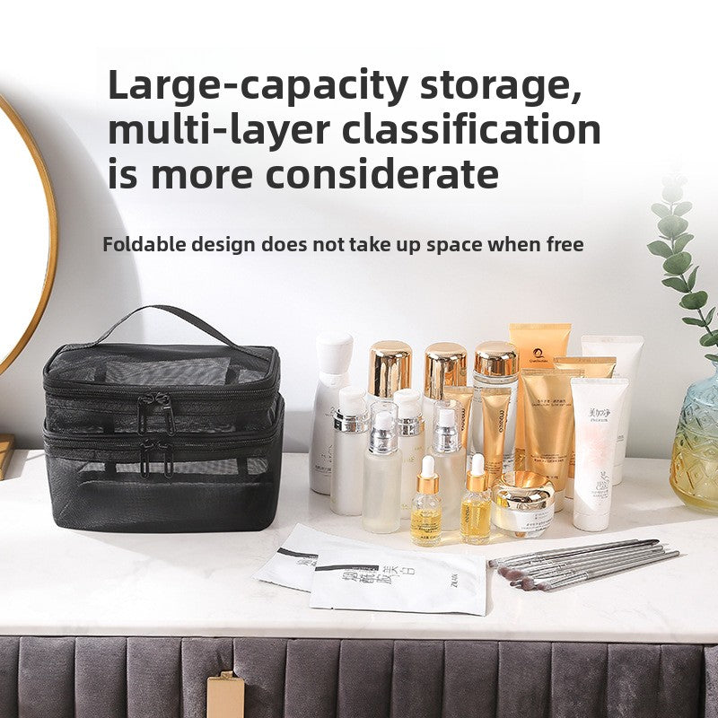 Travel cosmetics storage bag