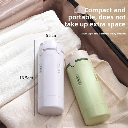 Travel dispensing bottle
