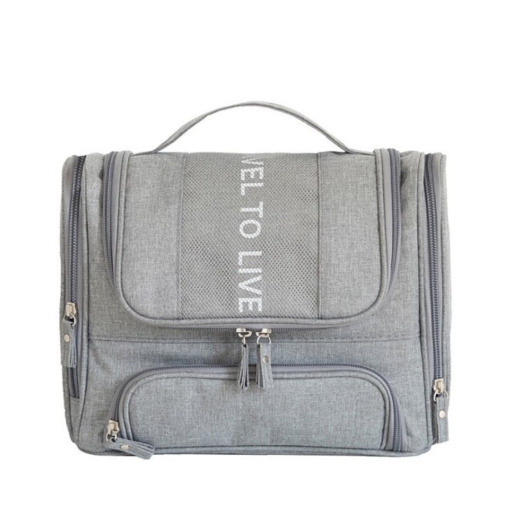 Travel double-sized toiletry bag