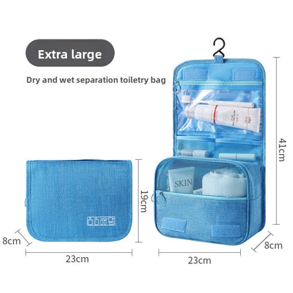 Travel Hanging Toiletry Bag with Dry Wet Separation
