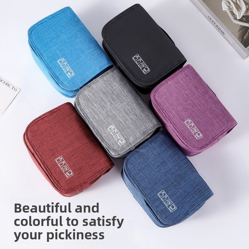 Travel Hanging Toiletry Bag with Dry Wet Separation