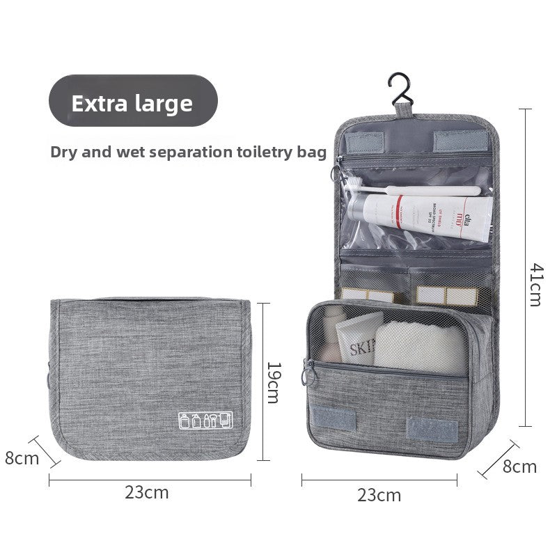 Travel Hanging Toiletry Bag with Dry Wet Separation