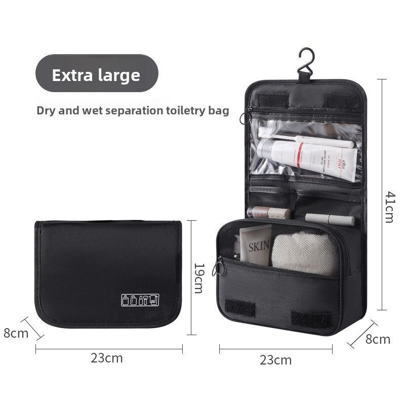 Travel Hanging Toiletry Bag with Dry Wet Separation
