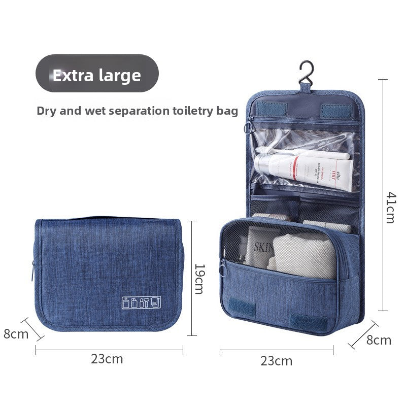 Travel Hanging Toiletry Bag with Dry Wet Separation
