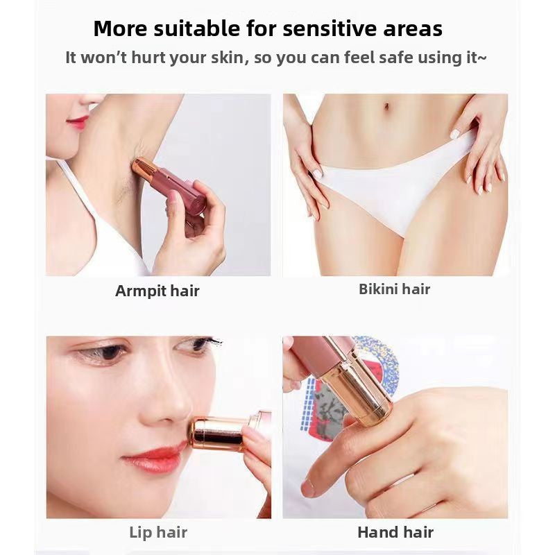 Travel Lipstick Shaver Hair Removal Shaver Electric Shaving Hair Removal Men and Women Full Body Shaver Tool