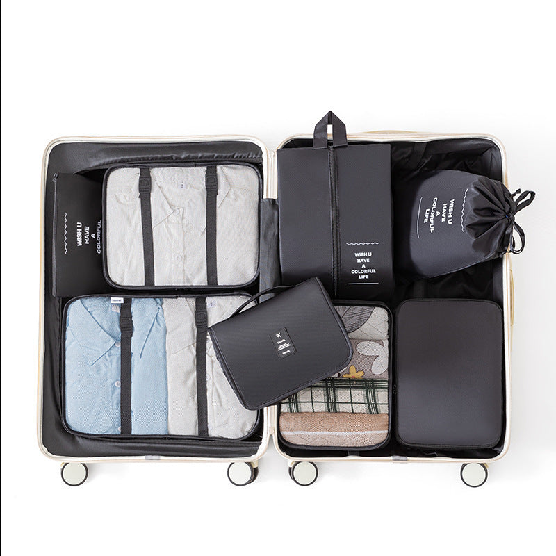 Travel Storage and Packaging Seven-Piece Toiletry Bag