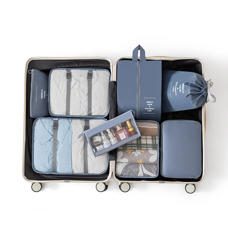 Travel Storage and Packaging Seven-Piece Toiletry Bag