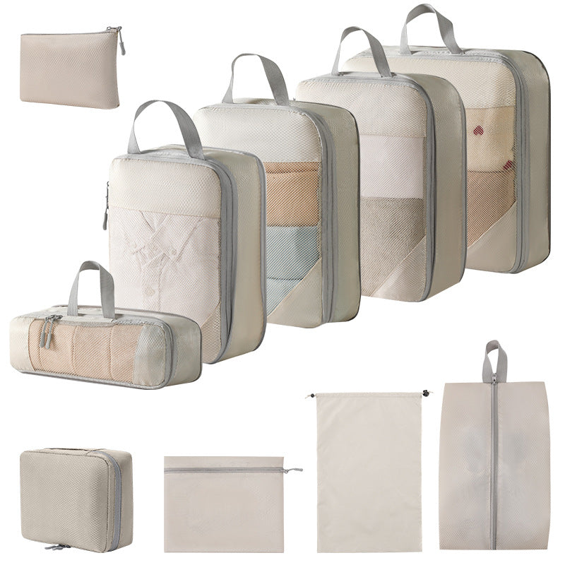 Travel Storage Bag Compressed Ten-piece Suit Digital Toiletry Cosmetics Storage Bag Clothes Shoes Luggage Travel Bag