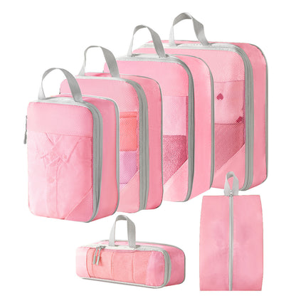 Travel Storage Bag Compressed Ten-piece Suit Digital Toiletry Cosmetics Storage Bag Clothes Shoes Luggage Travel Bag