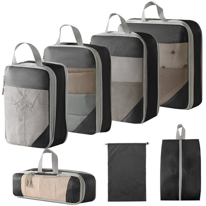 Travel Storage Bag Compressed Ten-piece Suit Digital Toiletry Cosmetics Storage Bag Clothes Shoes Luggage Travel Bag