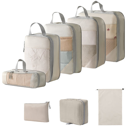 Travel Storage Bag Compressed Ten-piece Suit Digital Toiletry Cosmetics Storage Bag Clothes Shoes Luggage Travel Bag