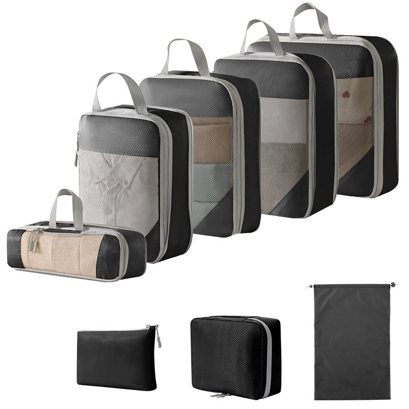 Travel Storage Bag Compressed Ten-piece Suit Digital Toiletry Cosmetics Storage Bag Clothes Shoes Luggage Travel Bag