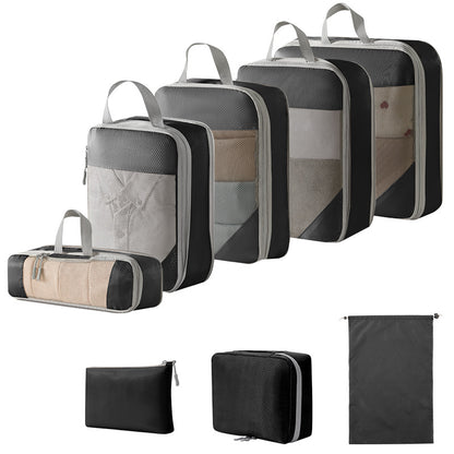 Travel Storage Bag Compressed Ten-piece Suit Digital Toiletry Cosmetics Storage Bag Clothes Shoes Luggage Travel Bag