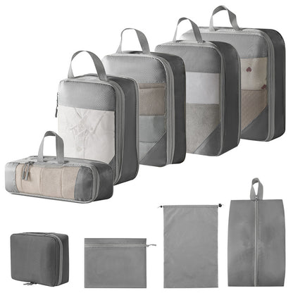 Travel Storage Bag Compressed Ten-piece Suit Digital Toiletry Cosmetics Storage Bag Clothes Shoes Luggage Travel Bag
