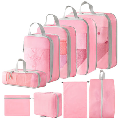 Travel Storage Bag Compressed Ten-piece Suit Digital Toiletry Cosmetics Storage Bag Clothes Shoes Luggage Travel Bag