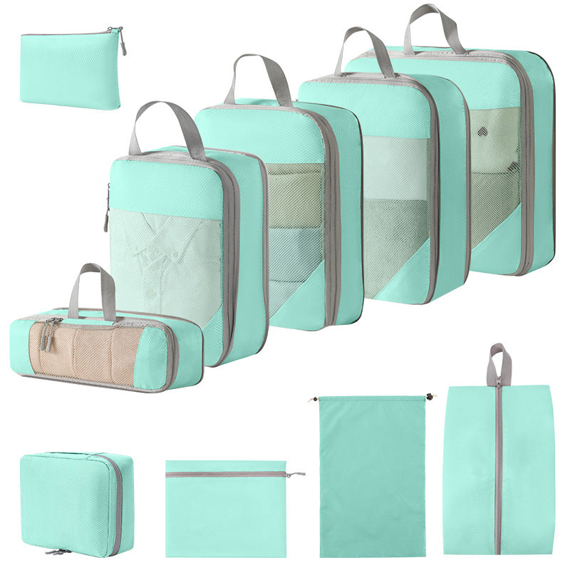Travel Storage Bag Compressed Ten-piece Suit Digital Toiletry Cosmetics Storage Bag Clothes Shoes Luggage Travel Bag