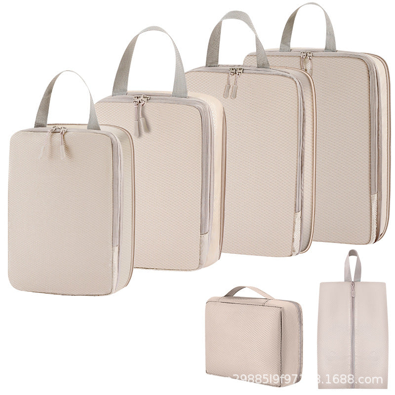 Travel Storage Bag Compressible Eight Pieces suit Wash Makeup Digital Clothes Storage Bag Shoes Luggage Travel Bag