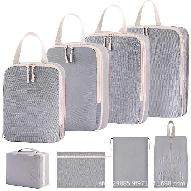 Travel Storage Bag Compressible Eight Pieces suit Wash Makeup Digital Clothes Storage Bag Shoes Luggage Travel Bag