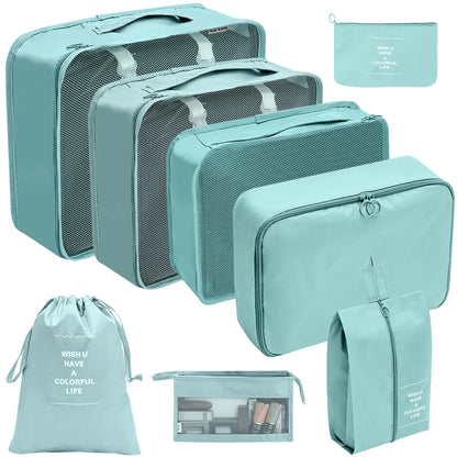 Travel Storage Bag Set for Toiletries Cosmetics and Digital Accessories
