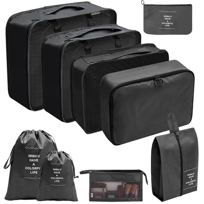 Travel Storage Bag Set for Toiletries Cosmetics and Digital Accessories
