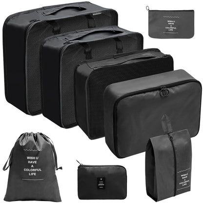 Travel Storage Bag Set for Toiletries Cosmetics and Digital Accessories