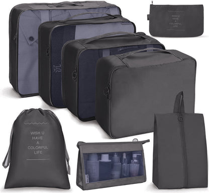 Travel Storage Bag Set with Expandable Design