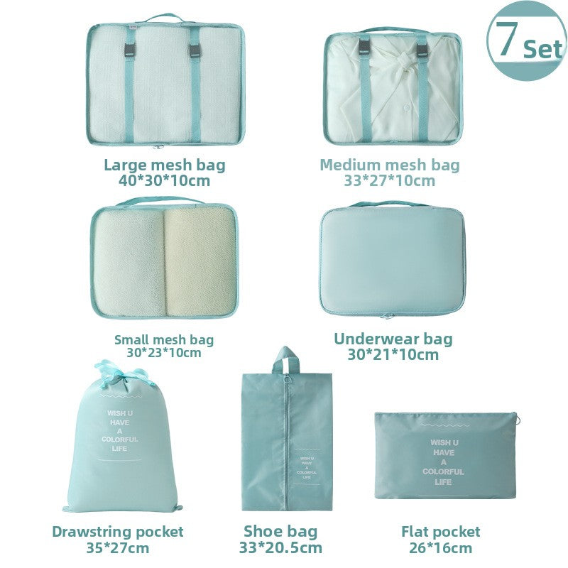 Travel Storage Bag Set with Expandable Design