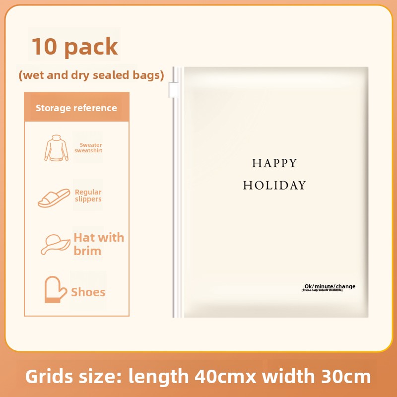 Travel storage bags, underwear, clothes and garment sealing bags