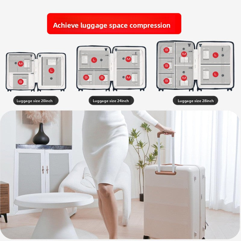 Travel vacuum compression bags